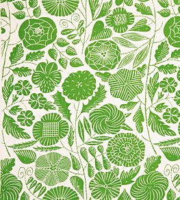 Eden Fabric by Christopher Farr Cloth Green