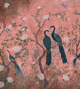 Edo Mural by Coordonne Pink