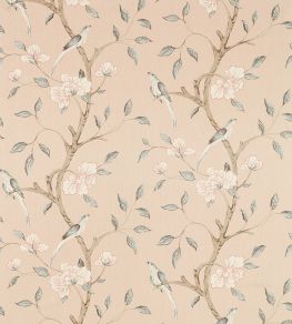 Eleonora Print Fabric by Zoffany Tuscan Pink