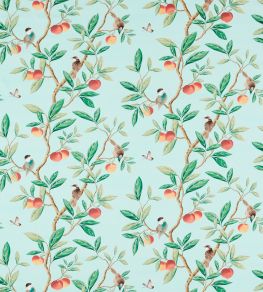 Ella Fabric by Harlequin Sky / Fig Leaf / Nectarine