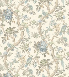 Eltham Wallpaper by GP & J Baker Aqua