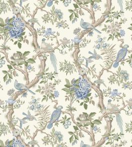 Eltham Wallpaper by GP & J Baker Blue