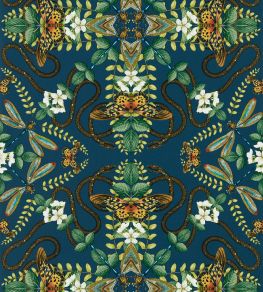 Emerald Forest Wallpaper by Clarke & Clarke Midnight