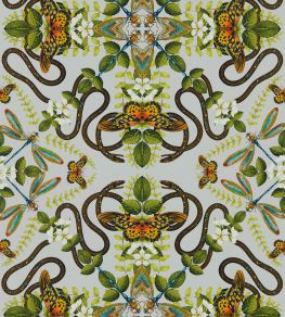 Emerald Forest Wallpaper by Clarke & Clarke Smoke
