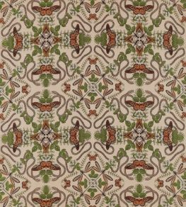 Emerald Forest Jacquard Fabric by Clarke & Clarke Blush