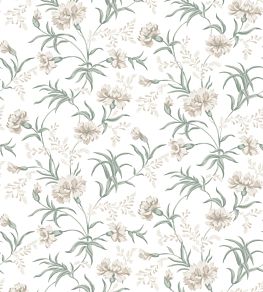 Emilie Wallpaper by Sandberg Spring Green