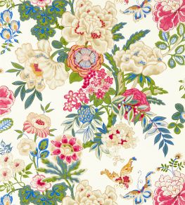 Emperor Peony Wallpaper by Sanderson Lotus Pink