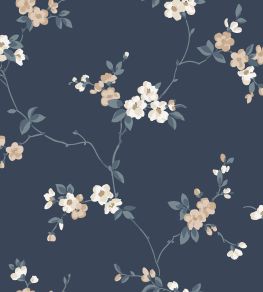 Engla Wallpaper by Sandberg Classic Blue