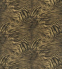 Equidae Fabric by Harlequin Black Earth / Brass