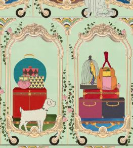 Fancy Trip Wallpaper by MINDTHEGAP Turquoise