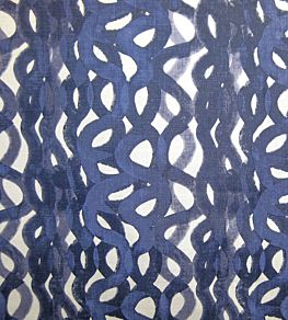 Fathom Fabric by Christopher Farr Cloth Indigo