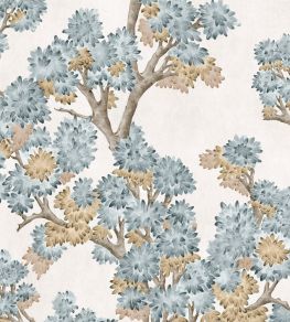 Field Maple Wallpaper by Coordonne Aqua