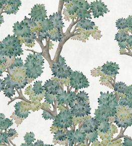 Field Maple Wallpaper by Coordonne Mint