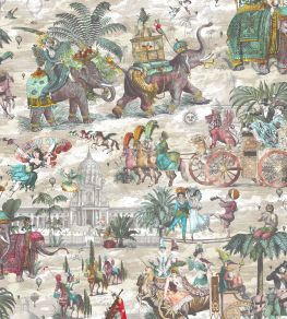 Fiesta Wallpaper by Brand McKenzie Ruby & Green