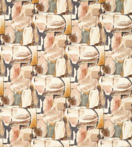 Figura Fabric by Clarke & Clarke Blush/Natural
