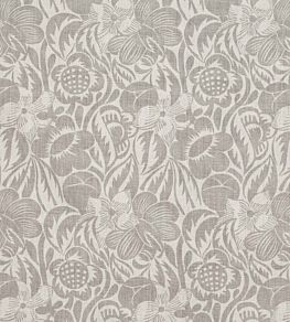 Fleurs Etoilees Fabric by Christopher Farr Cloth Smoke