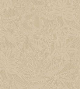 Floral Lace Wallpaper by Eijffinger Beige/Sand
