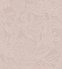 Floral Lace Wallpaper by Eijffinger Pink