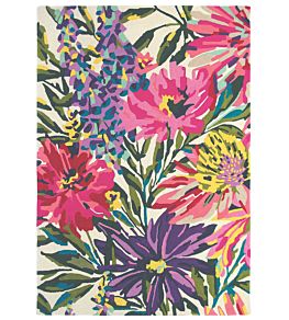 Floreale Rug by Harlequin Fuchsia