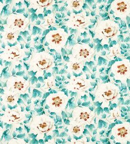 Florent Fabric by Harlequin Hempseed / Lagoon / Rosehip