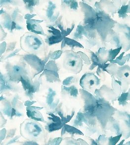 Flores Wallpaper by Harlequin Cornflower/First Light/Denim