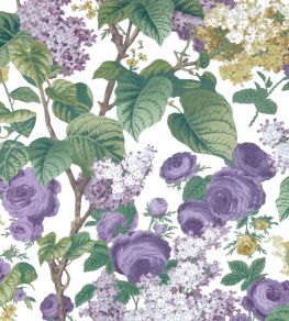 Floribunda Wallpaper by 1838 Wallcoverings Lavender Dream