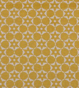 Flower Cut Out Fabric by Vanderhurd Saffron/Champignon