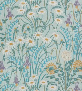 Flower Meadow Wallpaper by 1838 Wallcoverings Celeste