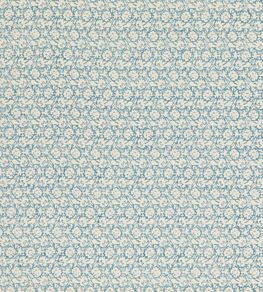 Flower Press Fabric by Baker Lifestyle Soft Blue
