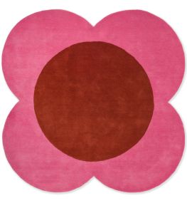 Flower Spot Rug by Orla Kiely Pink/Red