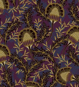 Flowers of Africa Wallpaper by Eijffinger Purple/Lilac