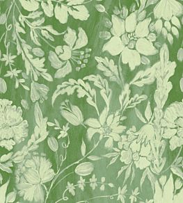 Flowery Ornament Wallpaper by MINDTHEGAP Bud Green