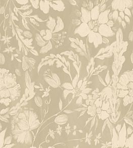 Flowery Ornament Wallpaper by MINDTHEGAP Taupe