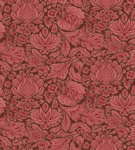 Folk Floral Wallpaper by Parker & Jules Crimson