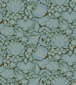 Folk Floral Wallpaper by Parker & Jules Day Blue