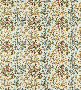 Foraging Embroidery Fabric by Sanderson Rowanberry