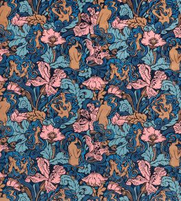 Forbidden Fruit Fabric by Sanderson Stoned Rose