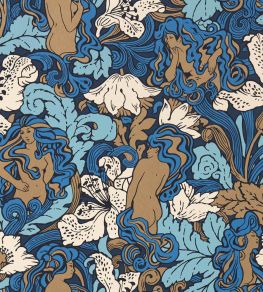 Forbidden Fruit Wallpaper by Sanderson Stoned Rose