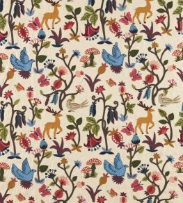Forest of Dean Fabric by Sanderson Mulberry/Multi