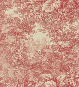 Forest Toile Mural by Sandberg Red