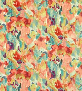 Foresta Velvet Fabric by Harlequin Rosewood / Azul / Huckleberry