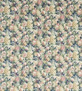 Francis Velvet Fabric by Clarke & Clarke Midnight