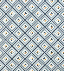 Fresco Fabric by Christopher Farr Cloth Indigo