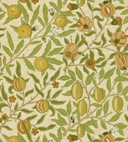 Fruit Wallpaper by Morris & Co Lime/Green/Tan