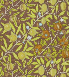 Fruit Wallpaper by Morris & Co Chocolate