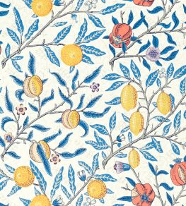 Fruit Fabric by Morris & Co Paradise Blue