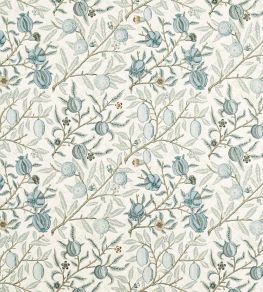 Fruit Wide Width Fabric by Morris & Co Mineral Blue