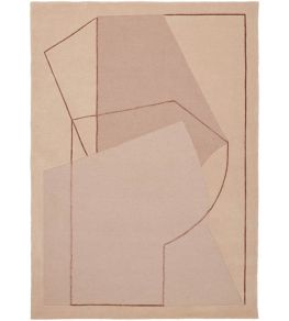Furbo Rug by Linie Design Rose