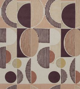 Galaxie Fabric by Christopher Farr Cloth Wine