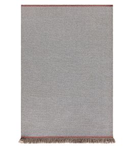 Garden Layers Diagonal Rug by GAN Almond-Blue
